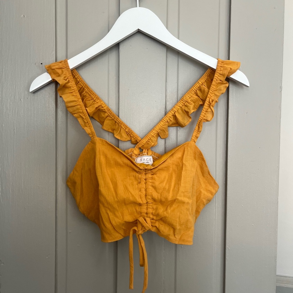 Sage The Label - Marigold Crop Top - Sz S